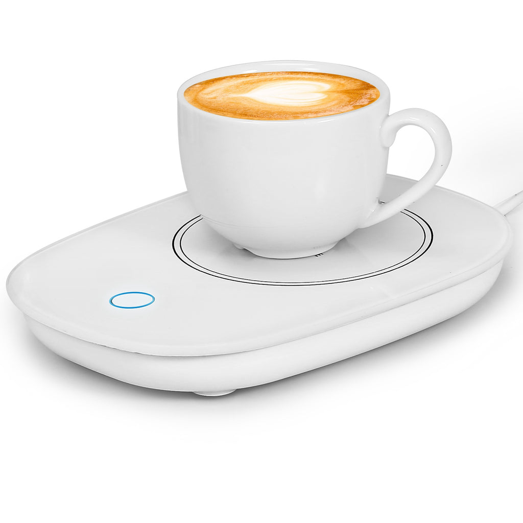 1Pc Coffee Cup Warmer Auto Shut Off- Coffee Tea Milk Electric Heater Pad Office Home Desk Electric Beverage Warmer Mat