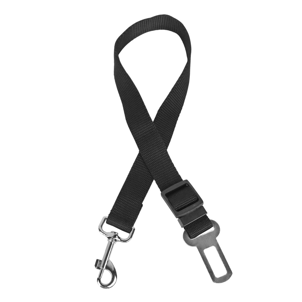 2Pcs Pet Dog Seat Belt Leash Adjustable Pet Dog- Cat Safety Leads Harness Car Vehicle Nylon Fabric Seatbelt Strap