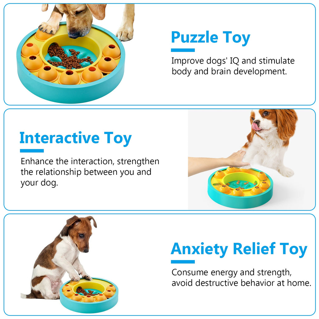1Pc Dog Puzzle Food Feeder For Small Medium-Large Dog or Cat