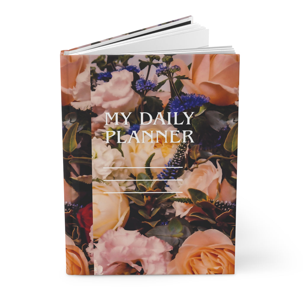 Floral Bouquet My Daily Planner Hardcover Journal