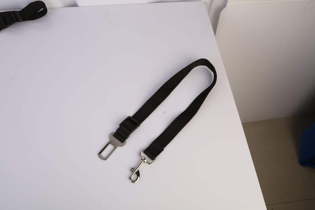 2Pcs Pet Dog Seat Belt Leash Adjustable Pet Dog- Cat Safety Leads Harness Car Vehicle Nylon Fabric Seatbelt Strap