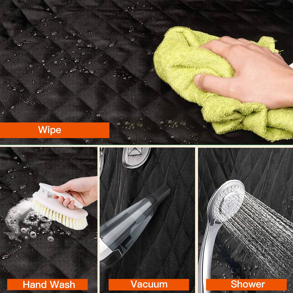 Dog Car Seat Cover Waterproof Back Seat Cover With Dog Seat Belt For Car Truck SUV