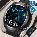 SENBONO GPS Smart Watch Men 1.45" HD Built-In GPS Altimeter Barometer Compass AI Voice