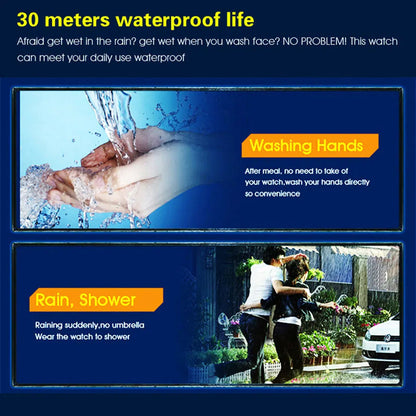 Men's Waterproof Digital Sports Watch Military Tactical LED Backlight Wristwatch