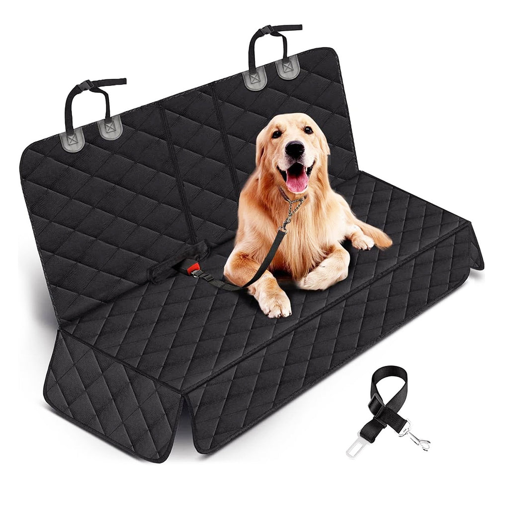 Dog Car Seat Cover Waterproof Back Seat Cover With Dog Seat Belt For Car Truck SUV